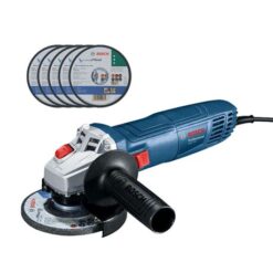 Bosch GWS 700 + 5 Cutting Discs for Metal - Image 1