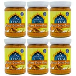 A Taste of Thai - Peanut Satay Sauce 207ml - Pack of 6 - Image 1