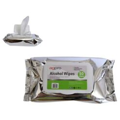 Agpro - Alcohol Wipes / 75% Alcohol Wipes - 50 x Wipes Per Bag - Box of 40 - Image 2