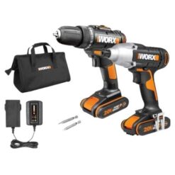 WORX - Drill and Impact Driver Combo, 2 x 2.0Ah, Charger and Tool Bag - Image 1