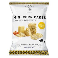 BAKALI - Mini Corn Cakes 40g - Cheese Delight - Box of 15 - Image 1