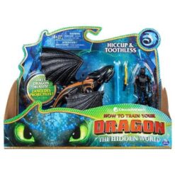 Dreamworks Dragon with Armored Viking Figure - Hiccup & Toothless - Image 1