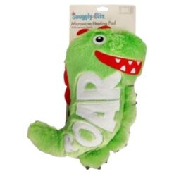 Winter Cuddly Warmer - Microwave Heating Pack 20cm x 30cm - Green Dinosaur - Image 1