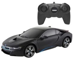 RASTAR - BMW i8 Remote Control Car - 1:18 Scale - Black - Image 1