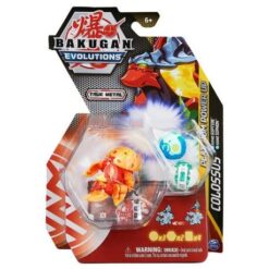 BAKUGAN EVOLUTIONS - True Metal Bakugan-Colossus with Nano Riptide & Siphon - Image 1