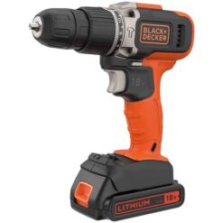 BLACK+DECKER 18V Hammer Drill + 1x 1.5Ah Battery + Charger - Image 1