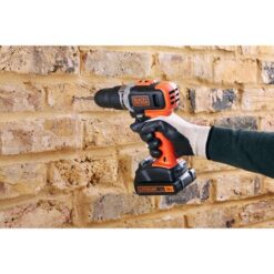 BLACK+DECKER 18V Hammer Drill + 1x 1.5Ah Battery + Charger - Image 4