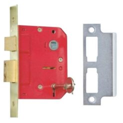 Union Mortice Lock Internal 2L Brass / Reversible Latch Bolt - Image 1