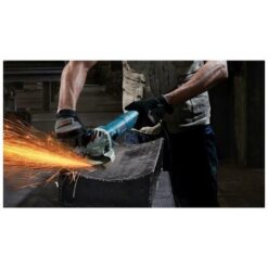 Bosch - Angle Grinder GWS 9-115, 5 x Cutting Discs 115mm & Tool Bag - Image 2