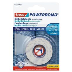 Tesa - Double-Sided Mounting Tape 19mm x 1.5m - Mirror - Image 1