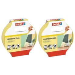 Tesa Masking Tape 25mmx25m Professional Pack of 2 - Image 1