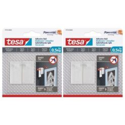 Tesa - Adhesive Nail for Wallpaper & Plaster 0.5Kg - Pack of 2 - Image 1