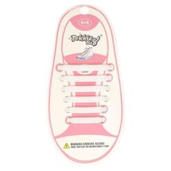 Tekkie Ties Shoe Laces For Kids - Unisex - Pink - Image 1