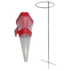 MTS - Triangular Rain Gauge 70mm With Metal Stand - Image 1