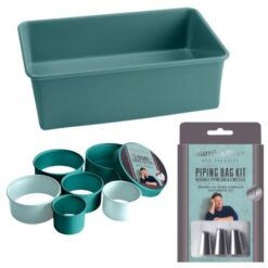 Jamie Oliver - Loaf Tin, 5 x Round Cookie Cutters and Icing/Piping Bag Kit - Image 1