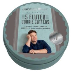 Jamie Oliver - Fluted Cookie Cutter Set (5 Piece) with Acacia Wooden Spoon - Image 2