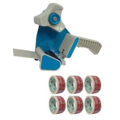 Source Direct - Tape Dispenser 48mm Including 6 x 50m Fragile Tape - Image 1