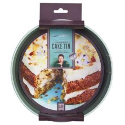 Jamie Oliver - Round Cake Tin 20cm Non-Stick and Acacia Slotted Wooden Spoon - Image 4