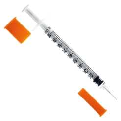 Avacare - Unibody Insulin Syringes 1ml with 29G x 1/2" Needle - Box of 100 - Image 1