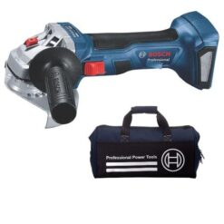 Bosch - Cordless Angle Grinder GWS 180-LI with Heavy Duty Tool Bag - Image 1