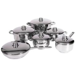 Xcalibur Line Chef - Stainless Steel Cookware Set - 12 Piece - Image 1