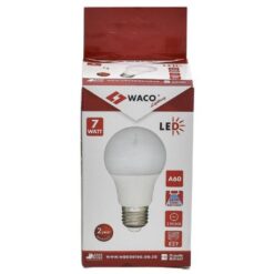 Waco - LED Sphere Bulb / Lamp A60 E27 6500K Cool Day Light - 7W - Image 2