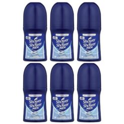 Shower To Shower - Roll - On For Men 50ml - Cool Confidence Pack of 6 - Image 1