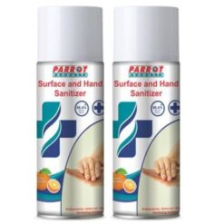 Parrot Products - 96.4% Alcohol Aerosol Sanitizer Citrus (400ml) Pack of 2 - Image 1