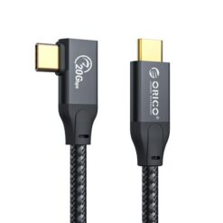 Orico USB3.2 Gen2x2 L-Shaped Braided Type-C High-speed Data Cable 2M - Image 1