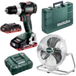 Metabo - Cordless Fan - AV 18 (606176850) With Drill Combo Kit -SB 18 LT BL - Image 1