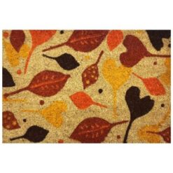 Multi-Flor - Coir Doormat (40cm x 60cm) - Leaves - Image 1