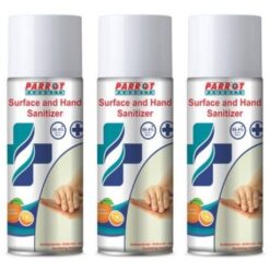 Parrot Products - Alcohol Aerosol Sanitizer Citrus (400ml)96.4% Pack of 3 - Image 1