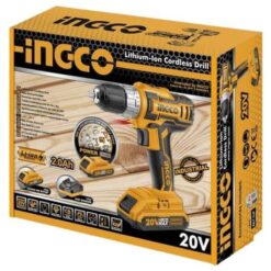 Ingco - Cordless Drill Combo (20V) and Mechanics DIY Hand Tool Set 90 Piece - Image 2