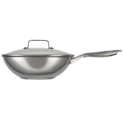 Masterchef - Wok / Strifry Pan with Glass Lid (28cm) - Non-stick - Image 1