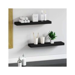 Mackie - Chunky Floating Shelf - (900mm x 235mm x 50mm) - Washed Oak - Image 3