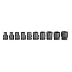 TOTAL - 10 Piece 1/2" DR. Impact Socket Set - Image 2