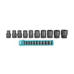 TOTAL - 10 Piece 1/2" DR. Impact Socket Set - Image 1