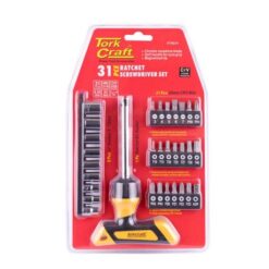 Tork Craft - Screwdriver Ratchet T-Handle Bit Set - 31 Piece - Image 1