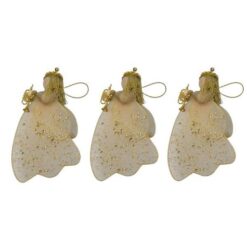 Golden Angels with Trumpets Christmas Ornament - Image 1