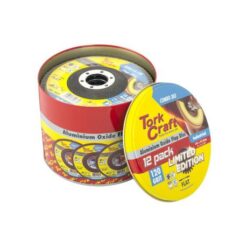 Tork Craft - Flap Disc Aluminium Oxide - 115mm 120 Grit - 12Pack Metal Tin - Image 3