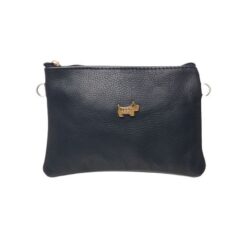 The Sassy - Leather Crossbody & Mobile Phone Sling (Navy) - Image 1