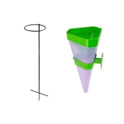 Kaufmann - Clear Triangle Rain Gauge with Rain Gauge Stand - Image 1