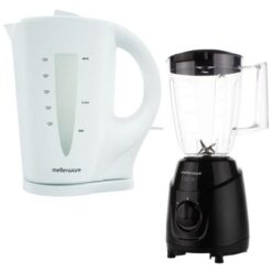 Mellerware - "Tugela" 1.7L Cordless Kettle and 1L 300W Jug Blender - Black - Image 1