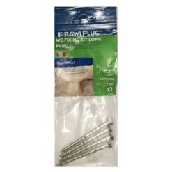 Rawlplug - WC Fixing Kit Long Plug 8x80 - Pack of 2 - Image 1