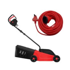 Casals - Electric Lawn Mower (1000W) with Garden Extension Lead(15mm x 20m) - Image 1