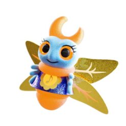 Glowies Firefly Plush Blue - Glows In The Dark - Image 1