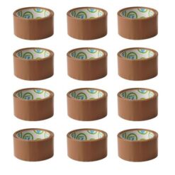 Packaging Tape (Brown Buff Tape) 48mm x 50m - Pack of 12 - Image 1