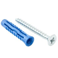 Rawlplug - Universal Nylon Plug 6Mmx30Mm with Screws X1000 Per Jar - Image 2