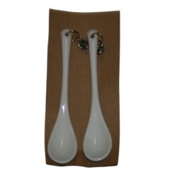 White Teaspoons - Set of 2 - Image 1