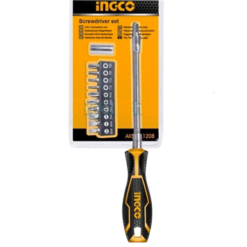 Ingco - Screwdriver Set - Flexible Shaft (12 Piece) - Image 1